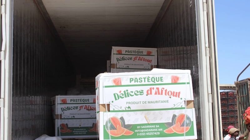 pasteque mauritanie camion