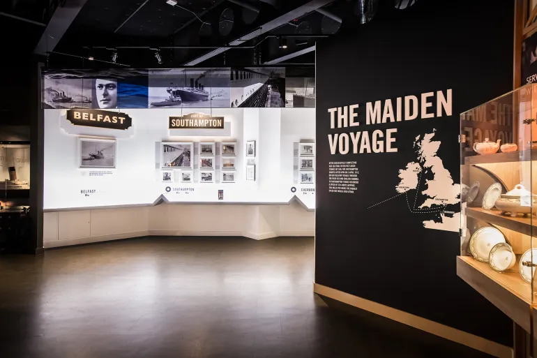 تجربة تيتانيك وصور من الواقع جميع الصور مصدرها الفريق الصحفي للمتحف تيتانيك حيث يحظر تداول دخول الكاميرات للاستخدامات الاعلامية