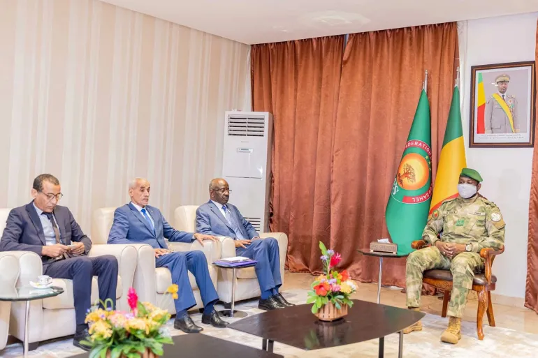 وفد موريتاني برئاسة وزير الخارجية محمد سالم ولد مردوك قام بزيارة لمالي لحل أزمة التجار (مواقع التواصل)